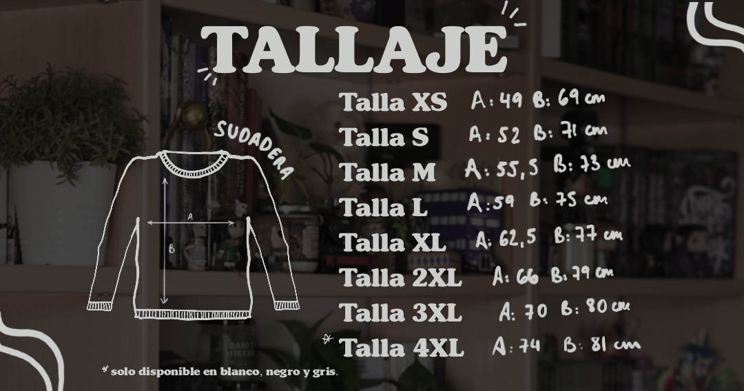 Sudadera Bordada Ónix