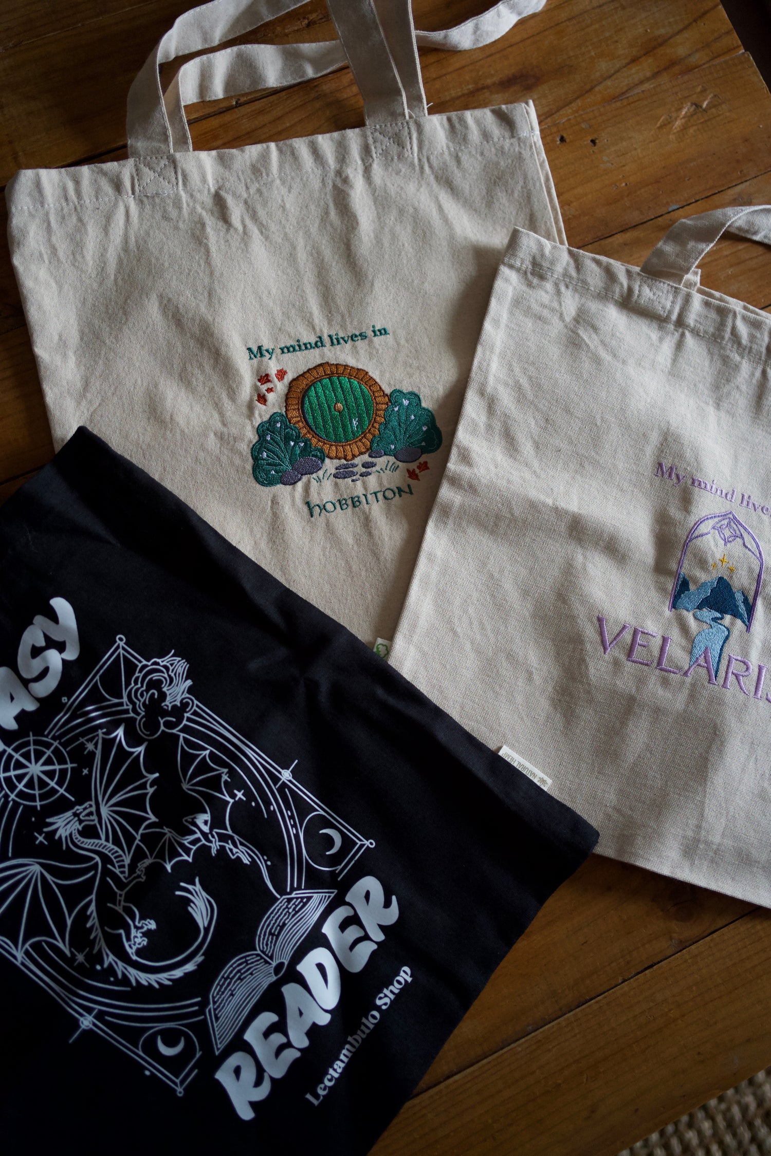 Totebags de fantasía 📚🐉