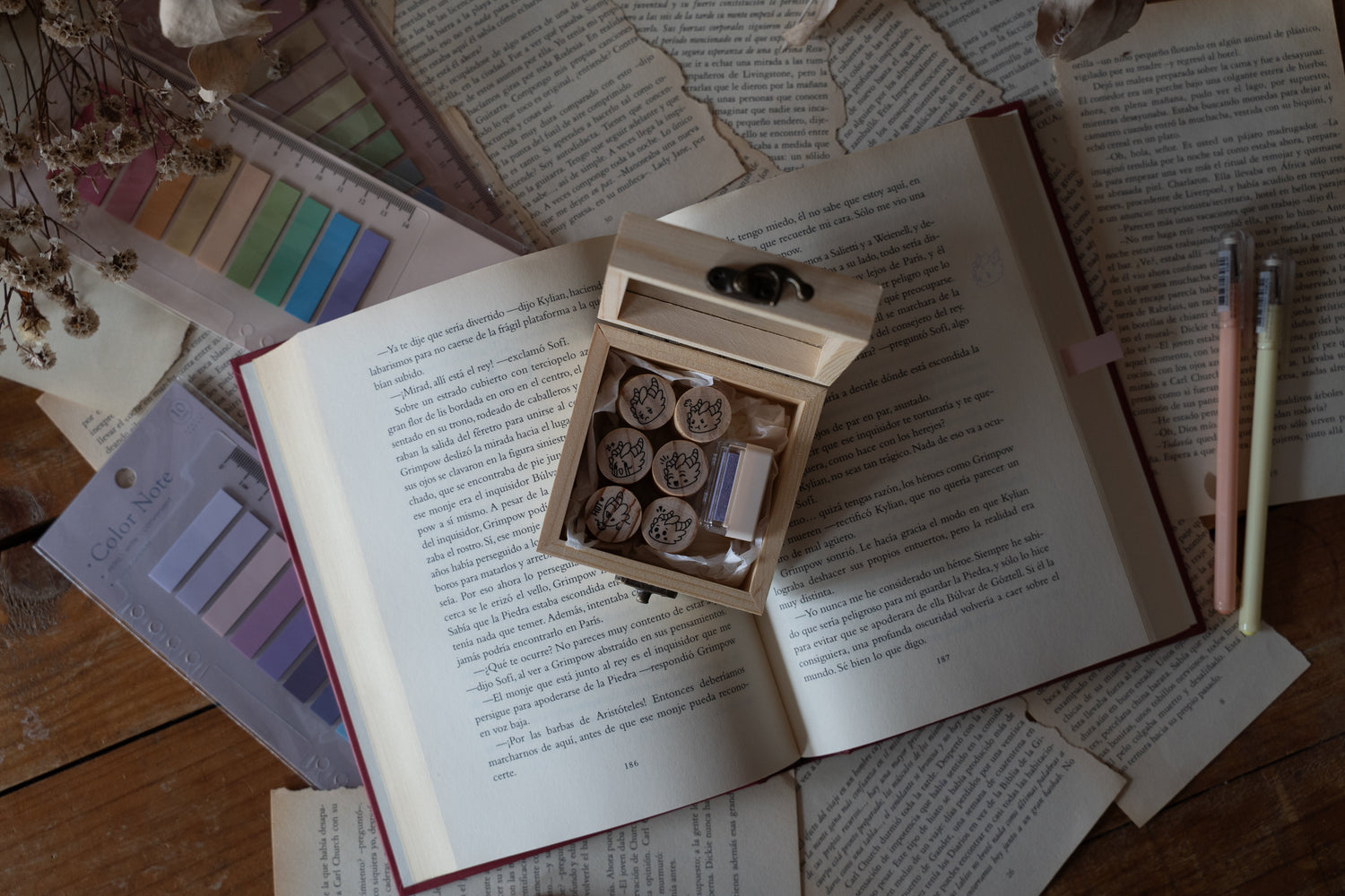 Colección Fantasy Stamps (sellos literarios) ✨🐲