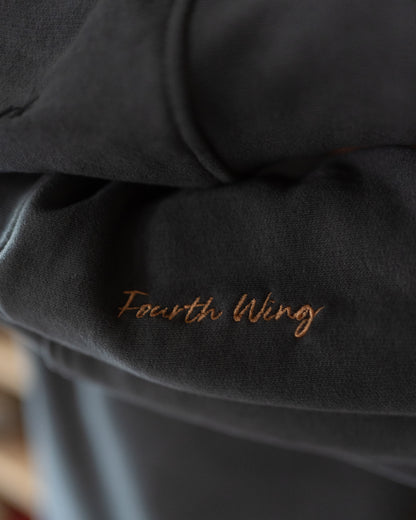 Sudadera Bordada Ónix