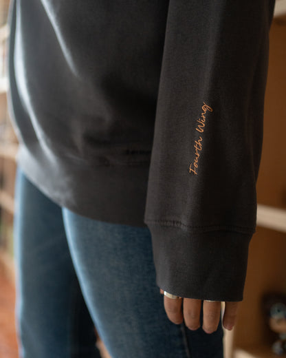 Sudadera Bordada Ónix