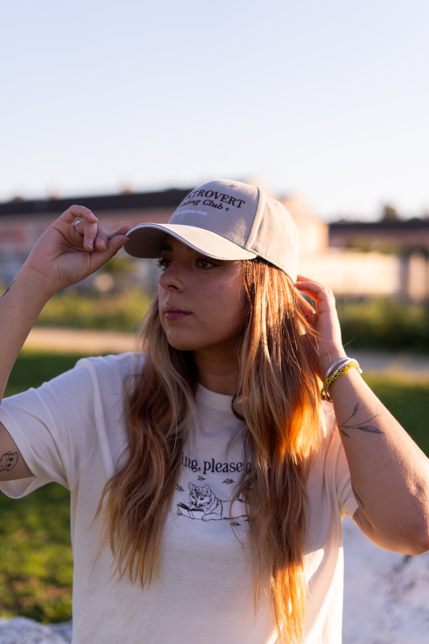 Gorra Bordada "Reading Club"
