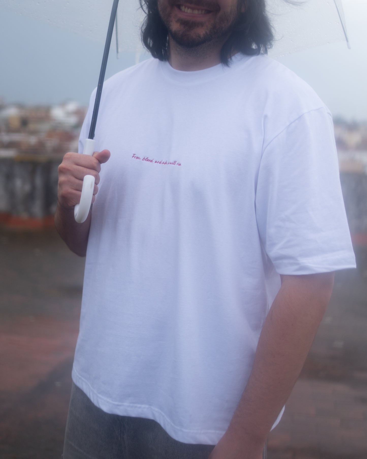 Camiseta Oversize De Sangre y Cenizas