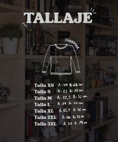 Sudadera Bordada Ónix